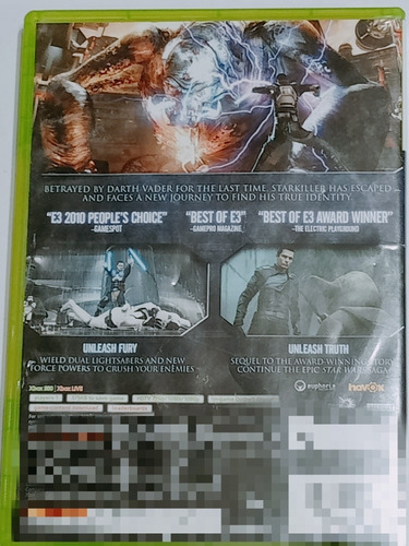 Star Wars Unleashed Bonus Mini Cómic Para Xbox 360 (Usado)