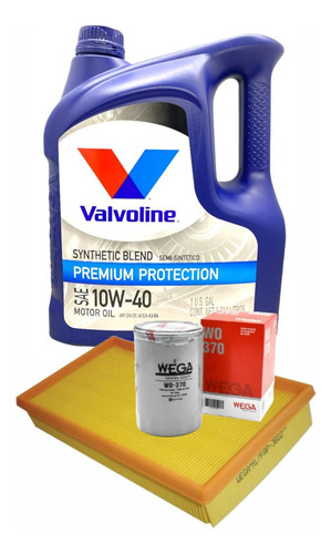 Aceite Valvoline 10w40 + Kit Filtros Vw Gol 1.6 - 1.8 - 2.0