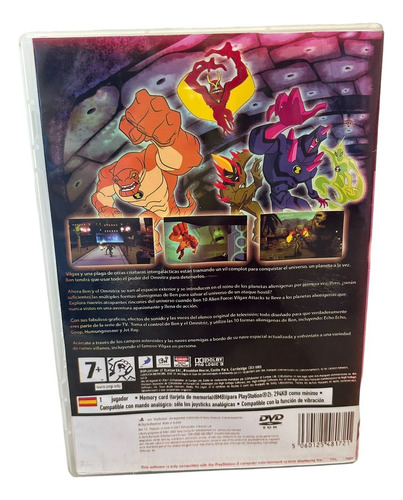 Ben 10 Vilgax 10 Attacks Alien Force Com Capa E Pôster Ps2
