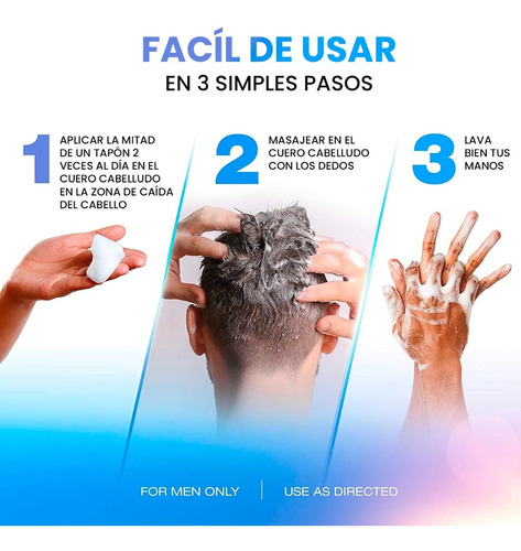 Imagen 7 de 7 de Minoxidil 5% Foam / Espuma 3 Meses Máxima Absorción