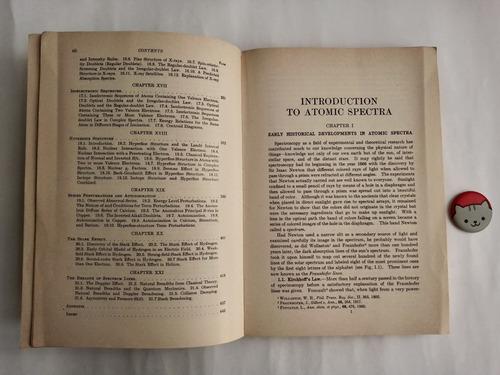 Libro Introduction To Atomic Spectra White 139b4 (Usado)