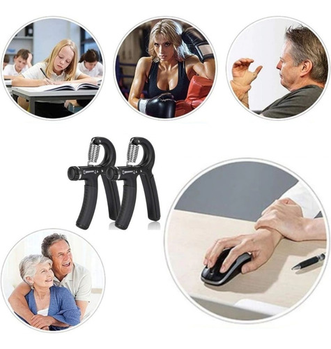 Conjunto 2 Hand Grip Treino Aperto De Dedos Mão Antebraço