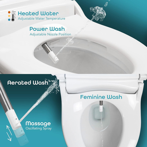 Asiento Sanitario Bidetmate, Electrico, Con Bidet, Tactil