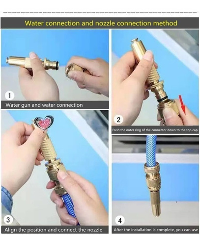 . Conector De Manguera De Pulverización De Chorro De Alta
