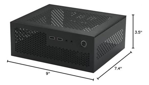 Goodisory A09 Black Mini-itx Itx 0,8mm Spcc Desktop Case De