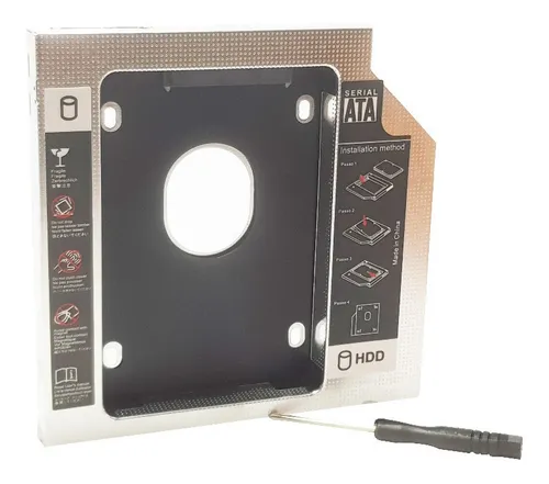 Adaptador Universal Disco Duro Sata Ssd Cd Dvd 12mm