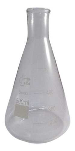 Erlenmeyer Vidrio  Hda  Boro 3.3 3000ml Importado