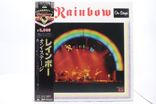 Vinilo Rainbow On Stage 1977 Re-edición Japonesa 1982 2xlp