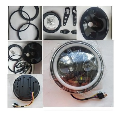 Faro De Moto Completo 7 Pulgadas