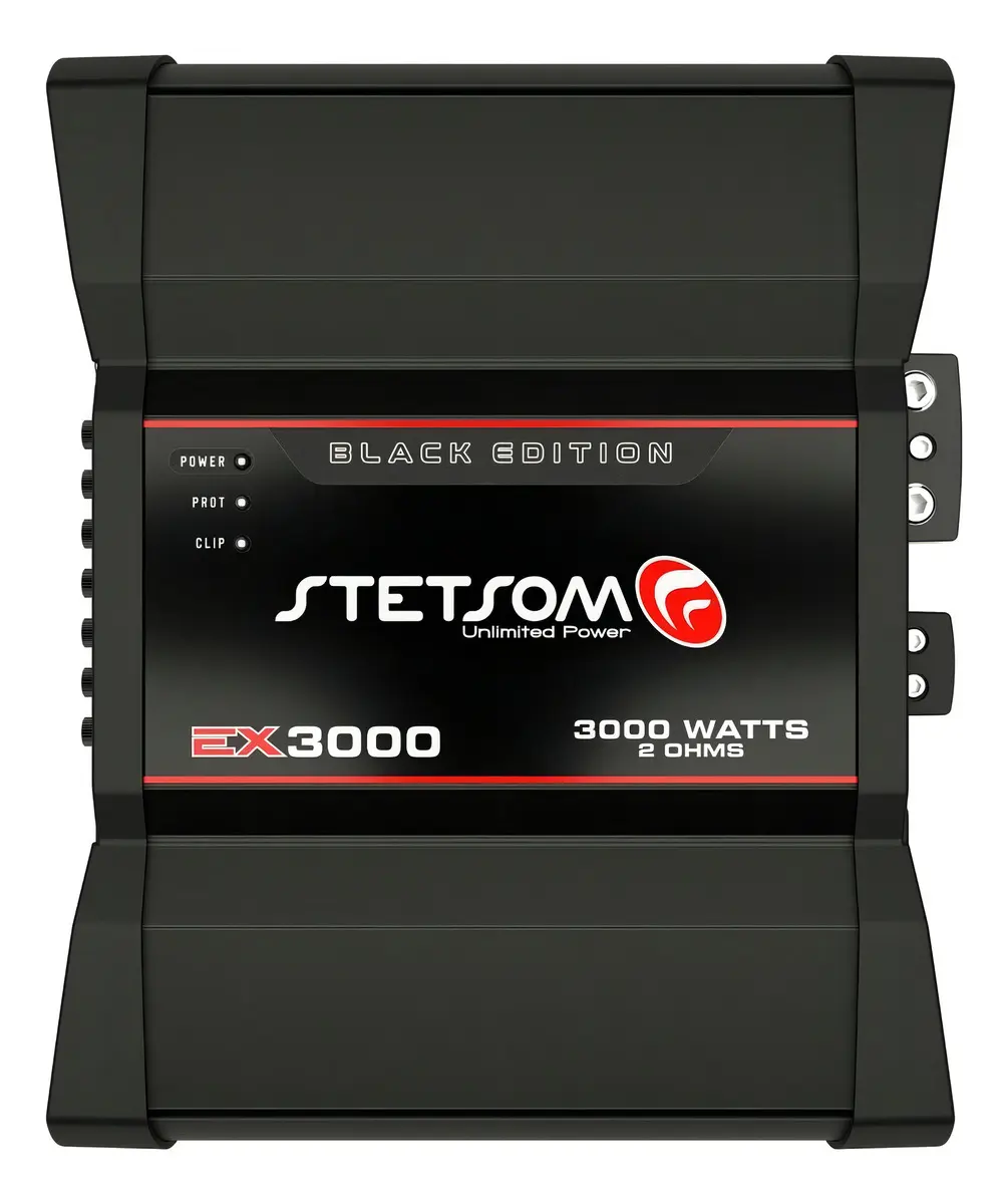 Modulo Amplificador Stetsom EX 3000 Black Edition 3000w RMS 2 Ohms Cor Preto