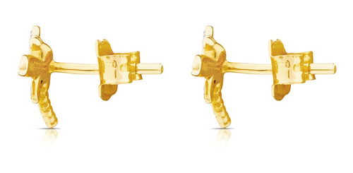 Pendientes Tous Bera De Oro Con Diamantes