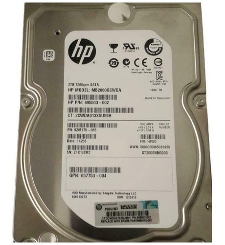 Disco Duro 3 Tb Sata Para Dvr, Pc, Servidor Marca Hp 