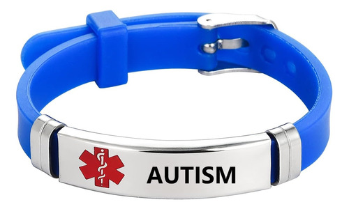 Mzc Jewelry Pulseras De Alerta Médica Para Autismo Pulsera D