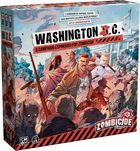 Cmon Zombicide 2da Edición Washington Z.c. Expansión Del Jue