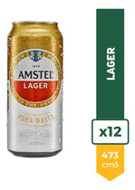 Comprar Cerveza Amstel Lager Lata 473ml Pack X12 La Barra Oferta