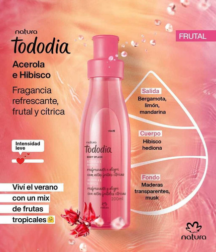 Natura Tododía Acerola E Hibisco Acerola E Hibisco