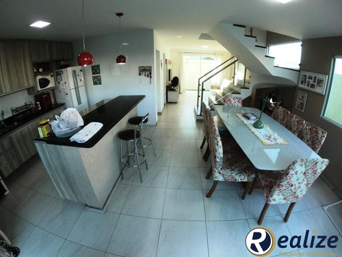 Belíssima Casa Duplex De Alto Padrão Com 04 Quartos Sendo 01 Suíte Na Praia Do Morro - Ca00101 - 34932755