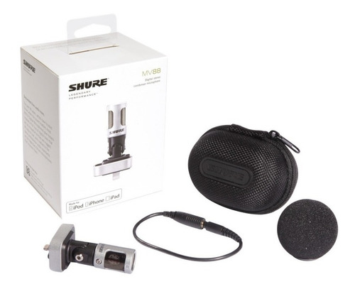 Imagen 4 de 10 de Micrófono Shure Mv88 Digital Para iPhone Condensador Estéreo