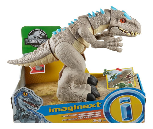 Indominus Rex Fisher Price Mattel Jurassic World Thrash Rapt
