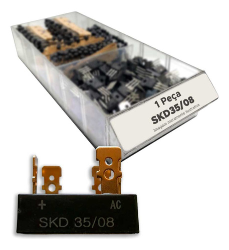 Diodo Ponte Skd35-08 Skd 35-08 - 5 Terminais
