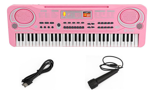 * Juguete De Teclado For Niños Micrófono Divertido De