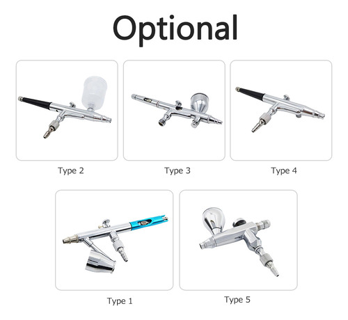 Kit De Aerógrafo De 0 35 Mm 1 Para Tartas De Uñas Tipo Arte