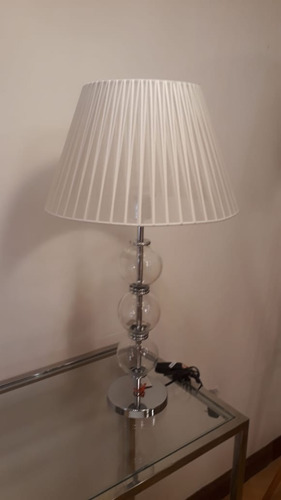 Lampara Cromado De Cristal Dalhi