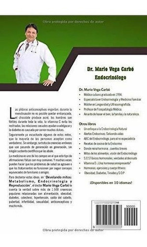 Develando Mitos Metabolismo, Endocrinologia Y..., De Vega Carbó, Mario. Editorial Independently Published En Español