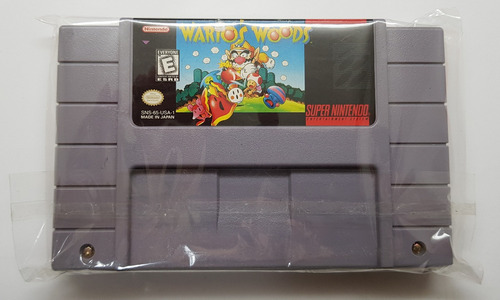Wario's Woods Snes Original Americano Testado (Usado)