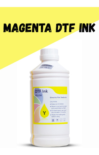 Tinta Dtf Garrafa De 1 Litro, Cabeça Epson Escolha A Cor!!! Amarelo