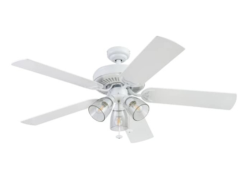 Ventilador Techo Stacuu 52 5 Pala Blanco 3 Luces 