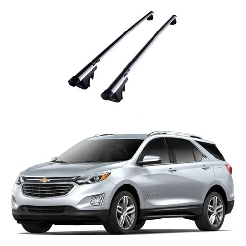 Barras Porta Equipajes Alum Chevrolet Equinox 18+ C/baranda