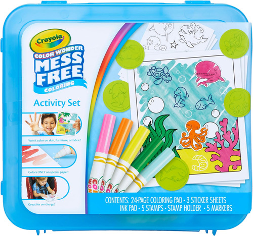 Juego Actividades Colorear Crayola Color Wonder Mess Free 30