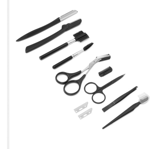 Conjunto De Cuidados Com Sobrancelhas, Kit De 10 Peças, Teso