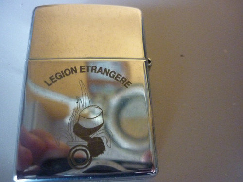 Encendedor Zippo De La Legión Extranjera Original Grabado. (Usado)