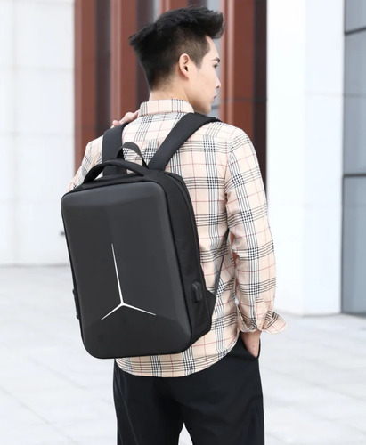 Mochila Antirobo Impermeable Negra