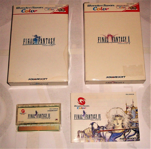 Final Fantasy I,iiy Iv Para Tu Consola Wonderswan (mr02023) (Usado)