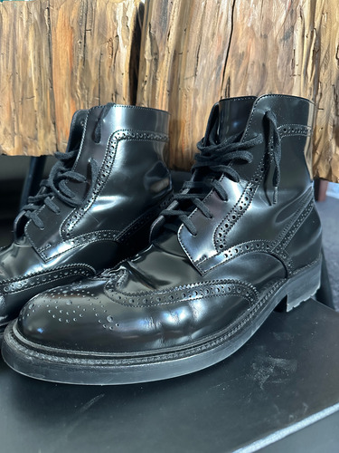 Botas Saint Laurent Negro 43 Y Medio (Usado)