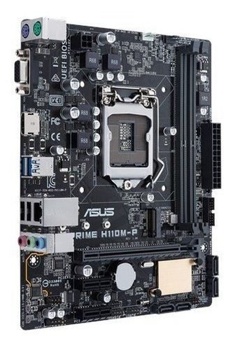 Mother Board Asus Prime H110m-p Lga 1151 Ddr4