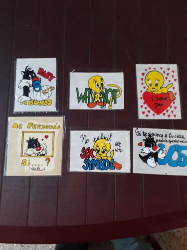 Calcos Autoadehsivos De Dibujos Animados.6 X 2200$..