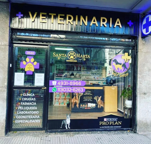 Vendo Fondo De Comercio Veterinaria, Pet Shop Y Peluqueria Canina Sobre Av. Independencia