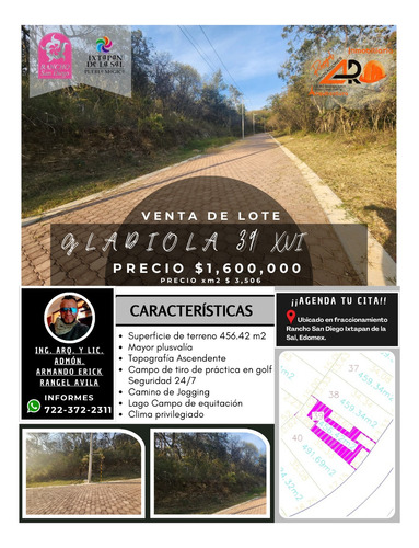 Venta Lote Gladiola 39 En Nueva Zona Del Fraccionamiento Y Muy Cerca De Las Principales Amenidades Rancho San Diego Ixtapan De La Sal Edomex Con Bonita Vista