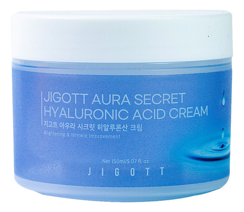 Jigott Real Cream Humectante Con Extractos 150ml. Momento De Aplicación Día/noche Tipo De Piel Normal/seca/mixta/maduras/ácido Hualurónico