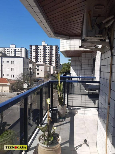 Excelente Apartamento Com 03 Dormitórios Para Venda Com 110 M² No Bairro Vila Guilhermina Em Praia Grande/sp. - Ap6462