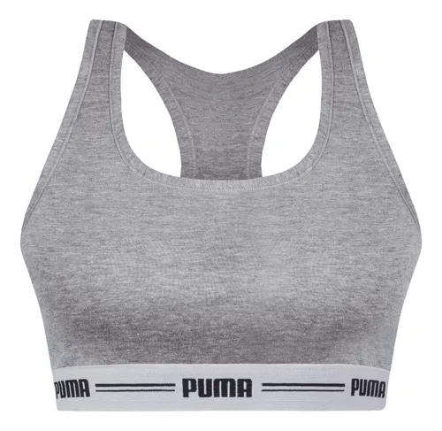 Top Puma Nadador Feminino Sem Bojo Algodão Fitness Academia