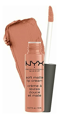 Labial Nyx Professional Mak Soft Matte Lip Cream Color Stockholm