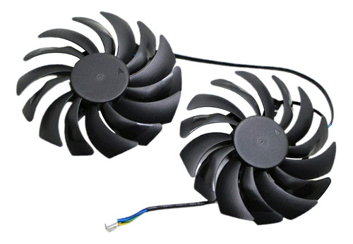 2x Pc 92mm 4 Pines Tarjeta Gráfica Fans 25dba Para Msi