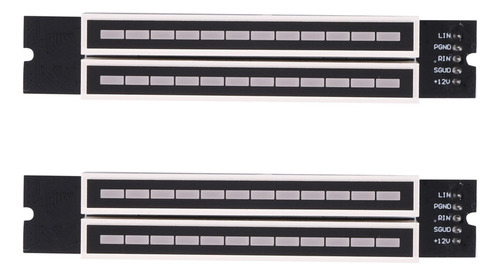 2 Indicadores Duales De 12 Niveles De Música Led Spectrum Vu