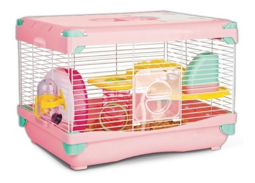 Imagen 1 de 1 de Sp-3629 Jaula Hamster Land Adventure Sunny Rosa