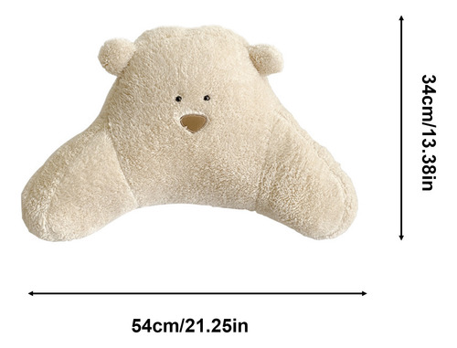 Cojín De Apoyo Lumbar Con Forma De Oso De Peluche B Car, Div